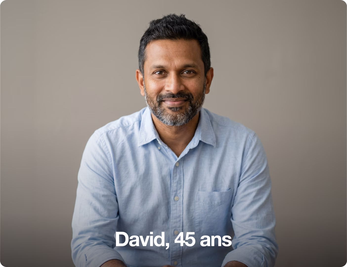 Portrait de David, 45 ans, cadre dans le secteur de la santé ayant optimisé son profil technique.