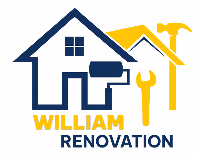 logo de William rénovation - peintre à Villefranche-de-Rouergue, Rieupeyroux, Decazeville, Figeac, et Rodez.