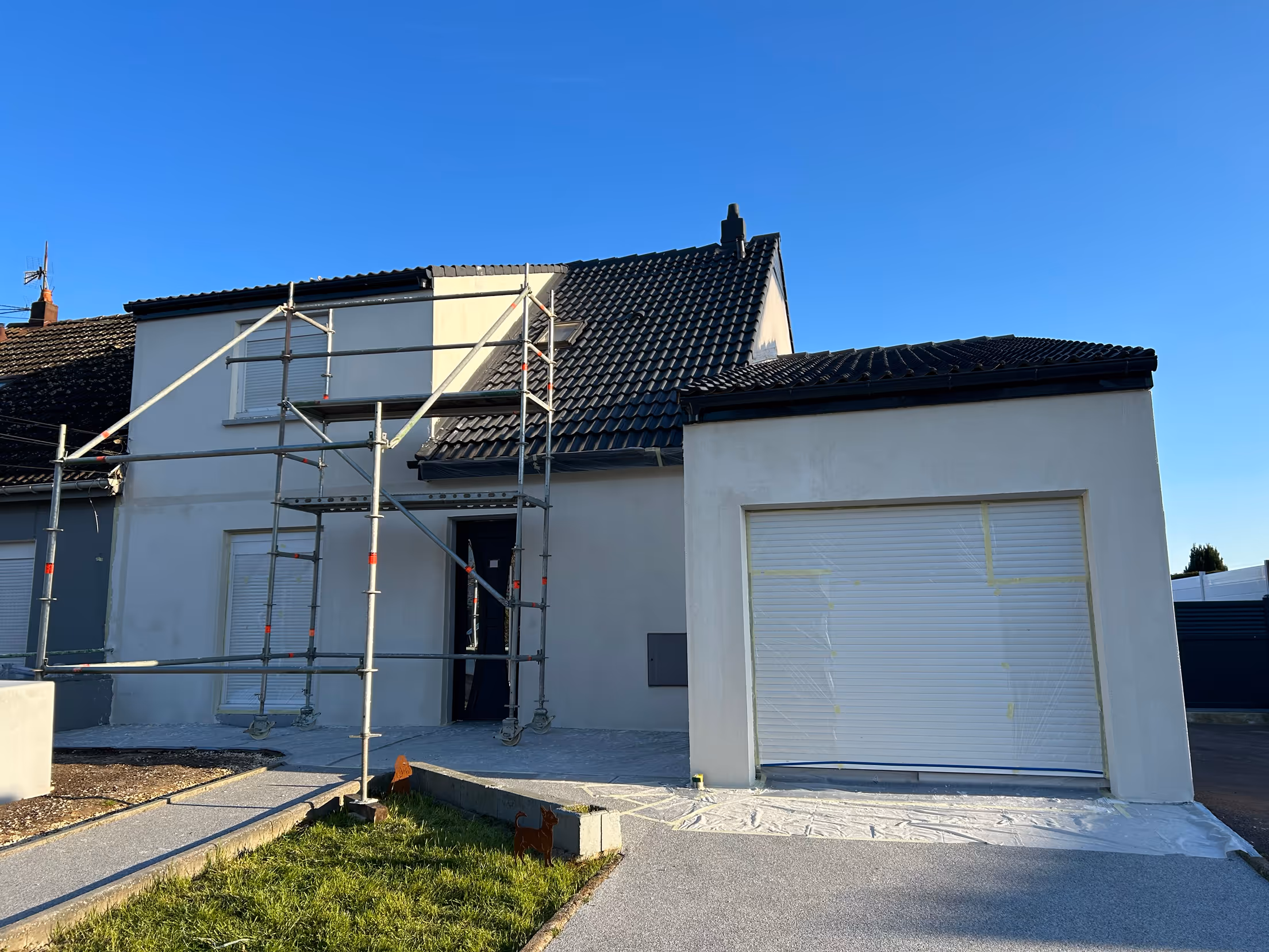 Peintre à Rodez - chantier facade / facadier 2