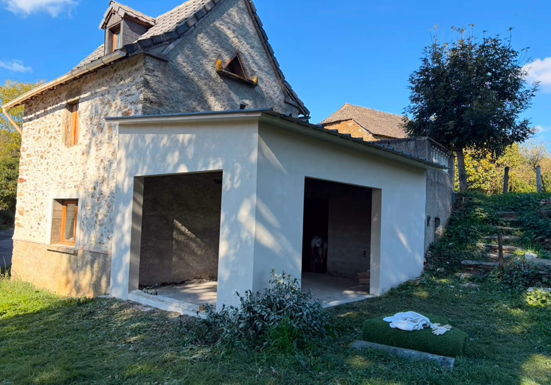 Peintre à Figeac - chantier maçon