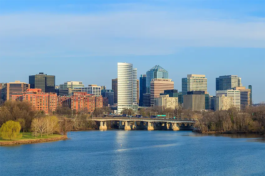 Arlington, VA skyline
