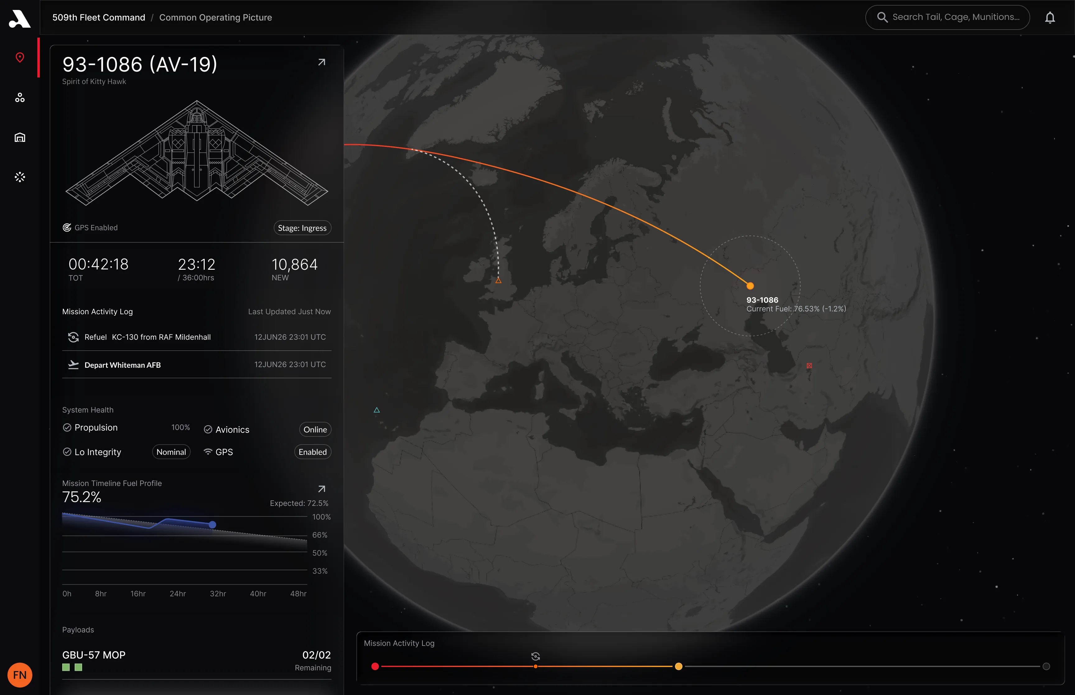 Air Enterprise Readiness platform - Echeloned Continuity & Resilient Decision-Making screenshot