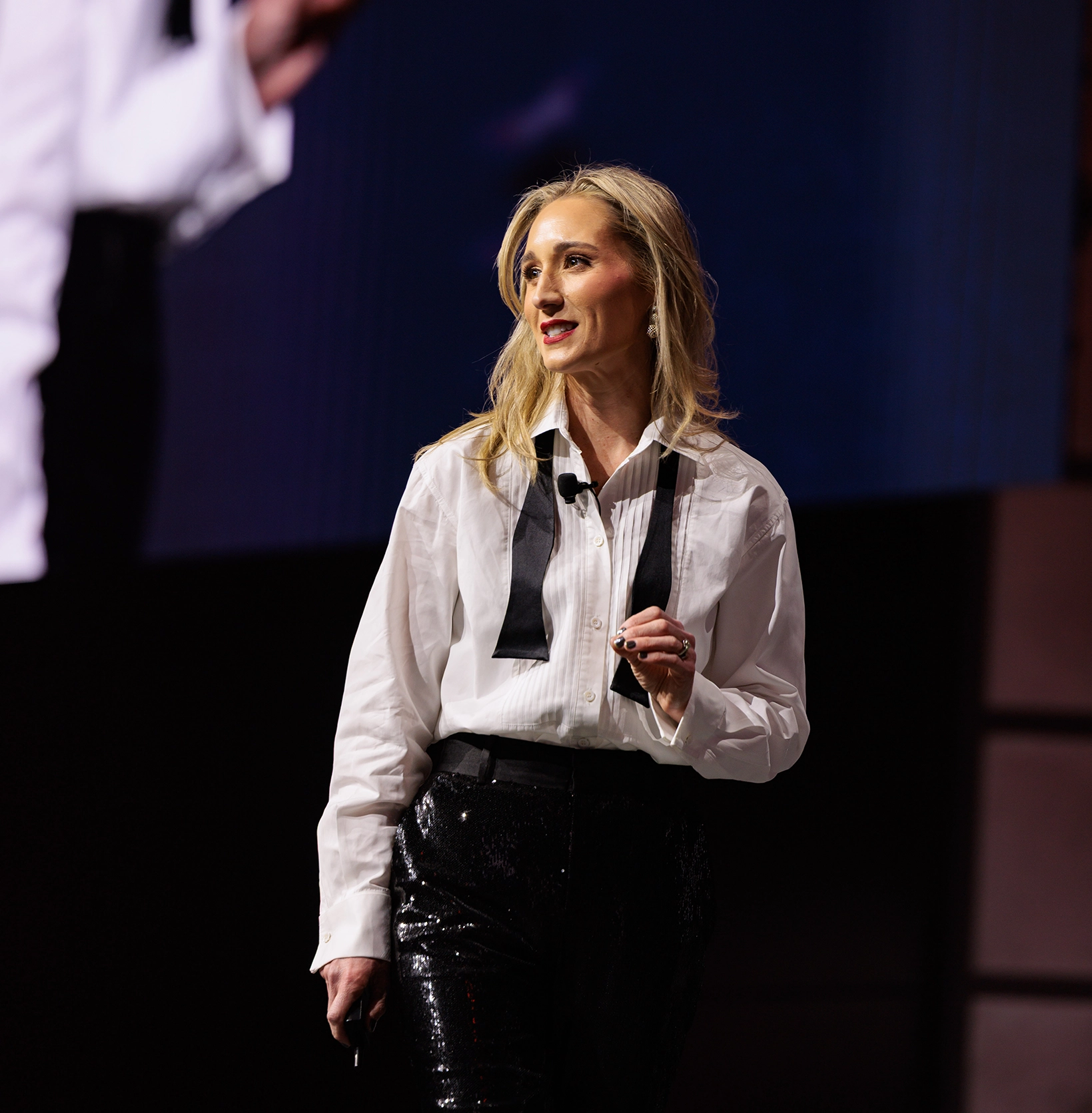 Tara Murphy Dougherty, Chief Executive Officer of Air, speaking on stage at Air (Formerly Govini)’s Defense Software and Data Summit 2026