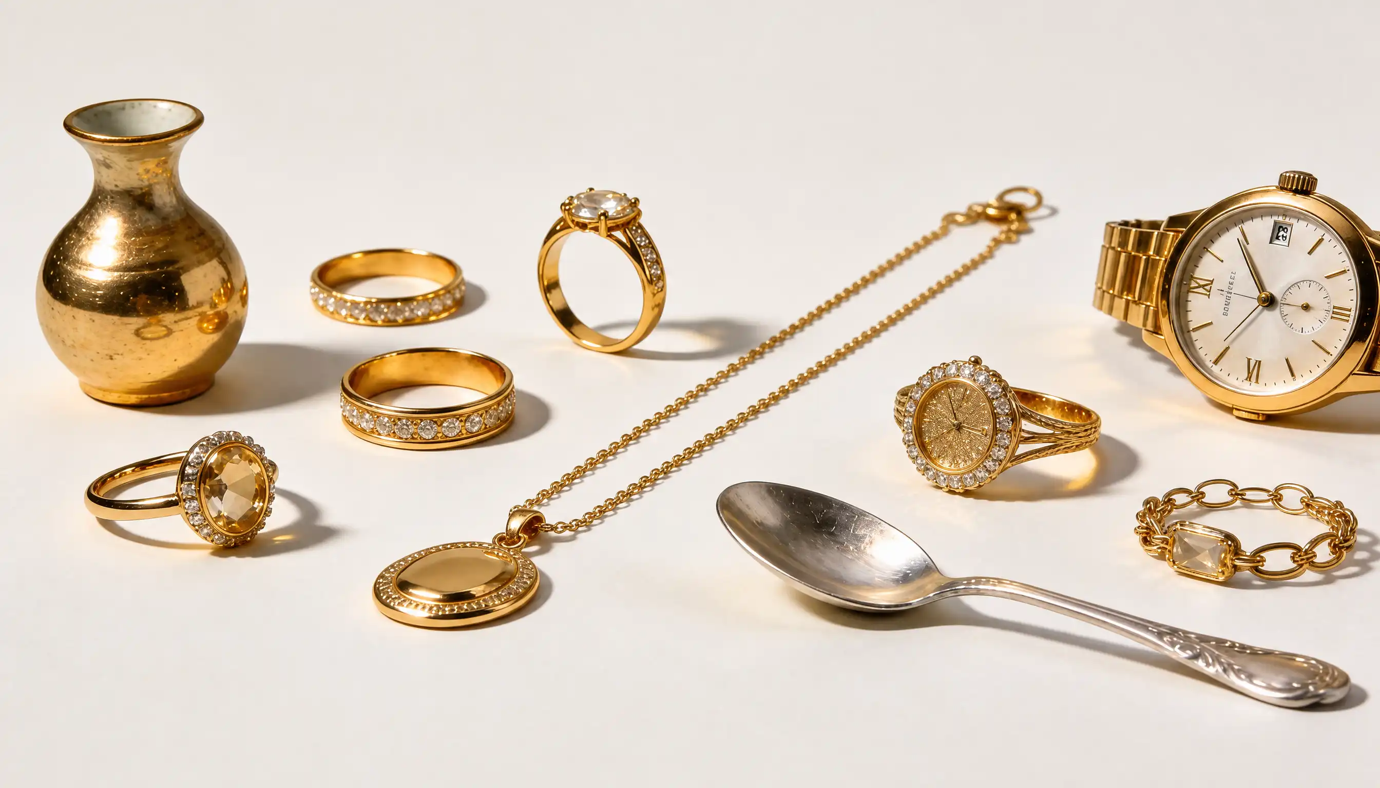 hero image of gold plating services in Bracknell showcasing precision metal finishing and polished components in a professional workshop environment