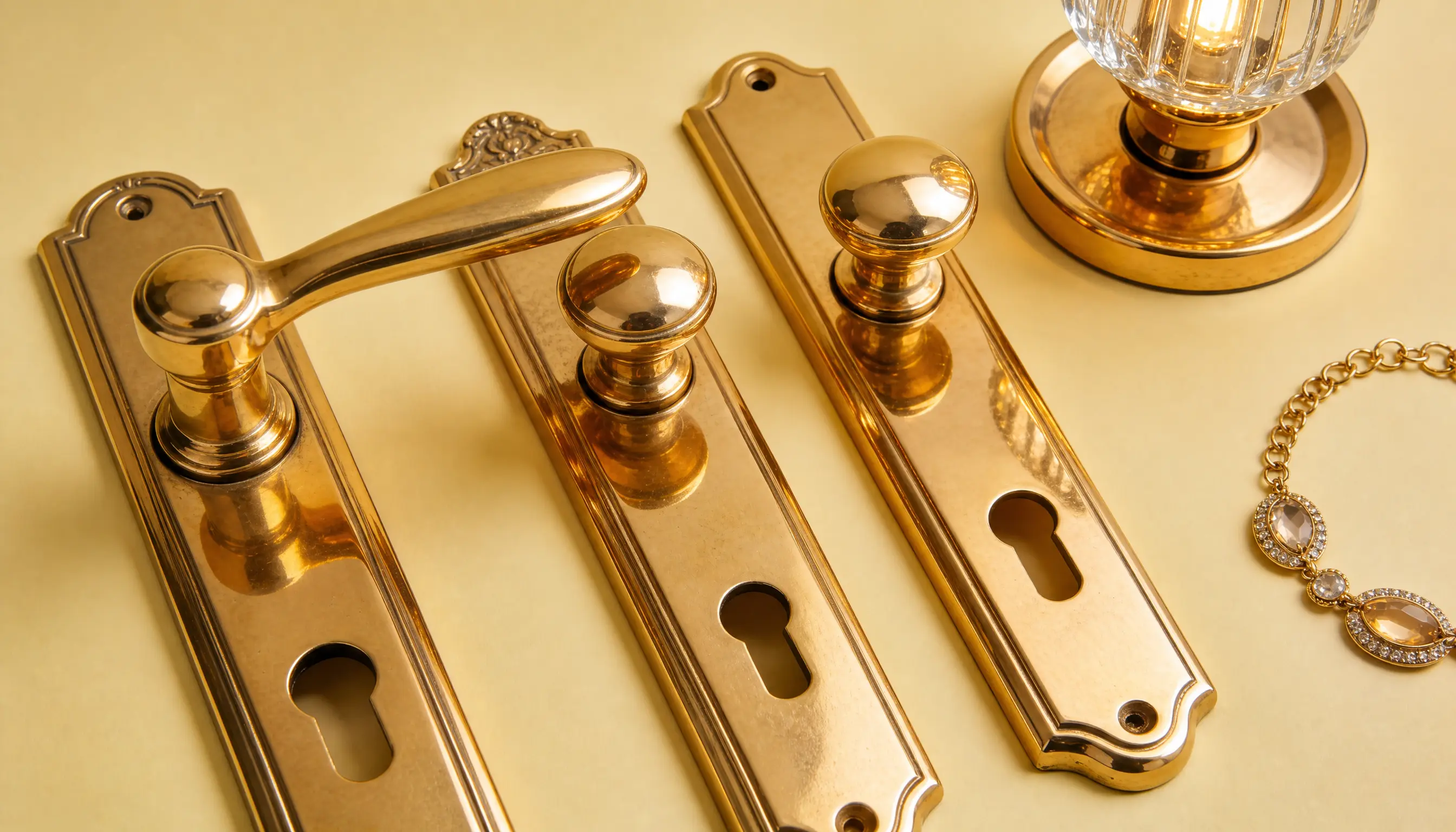 hero image of gold plating services in Surbiton showcasing high-quality metal finishing and polished components in a professional workshop setting