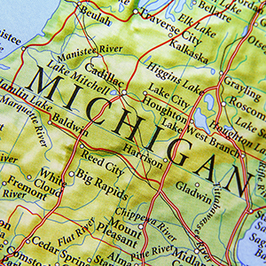 Michigan map