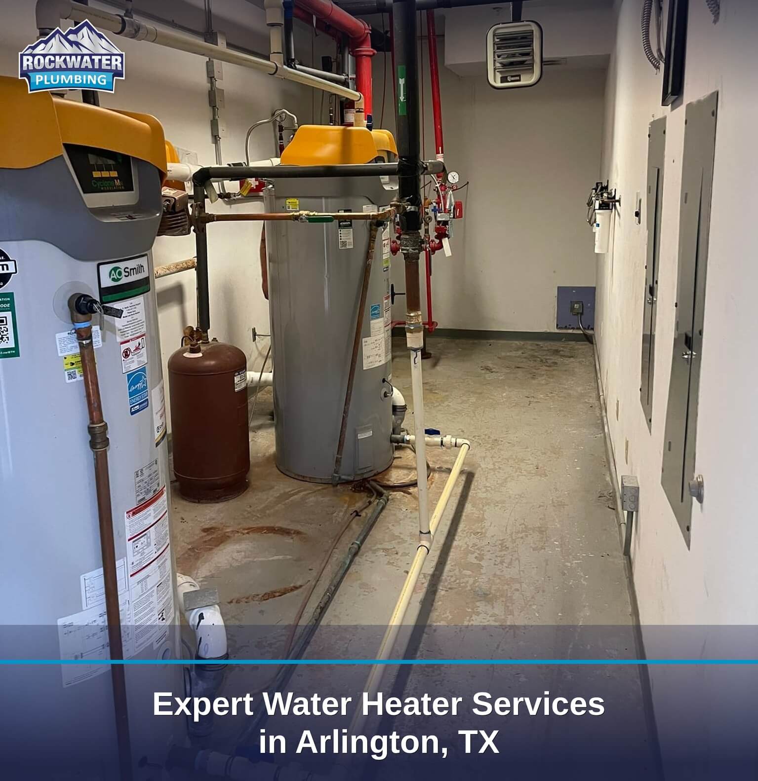 water heaters after being services