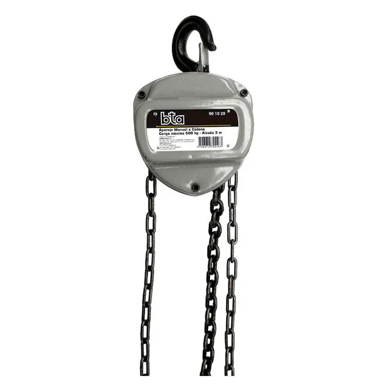 Aparejo Manual A Cadena 2 Tn 3 mts. - 901024 |  BTA Tools
