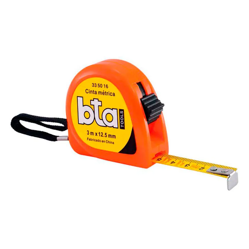 Cinta Métrica Con Freno 2 mts 12,5 mm - 335014 |  BTA Tools