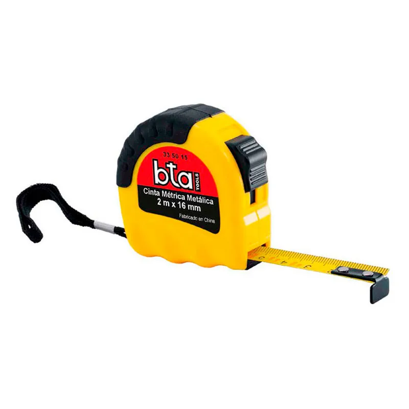 Cinta Métrica Con Freno 2 mts 16 mm - 335015 |  BTA Tools