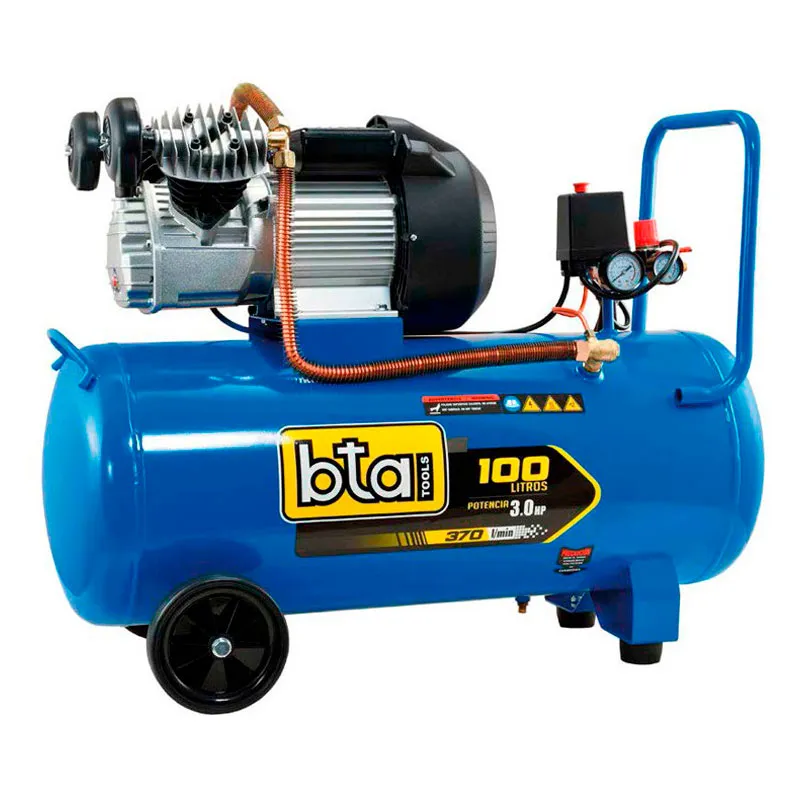 Compresor De Aire 100 Litros - 3.0 Hp - Bicilíndrico - 272063.3 |  BTA Tools