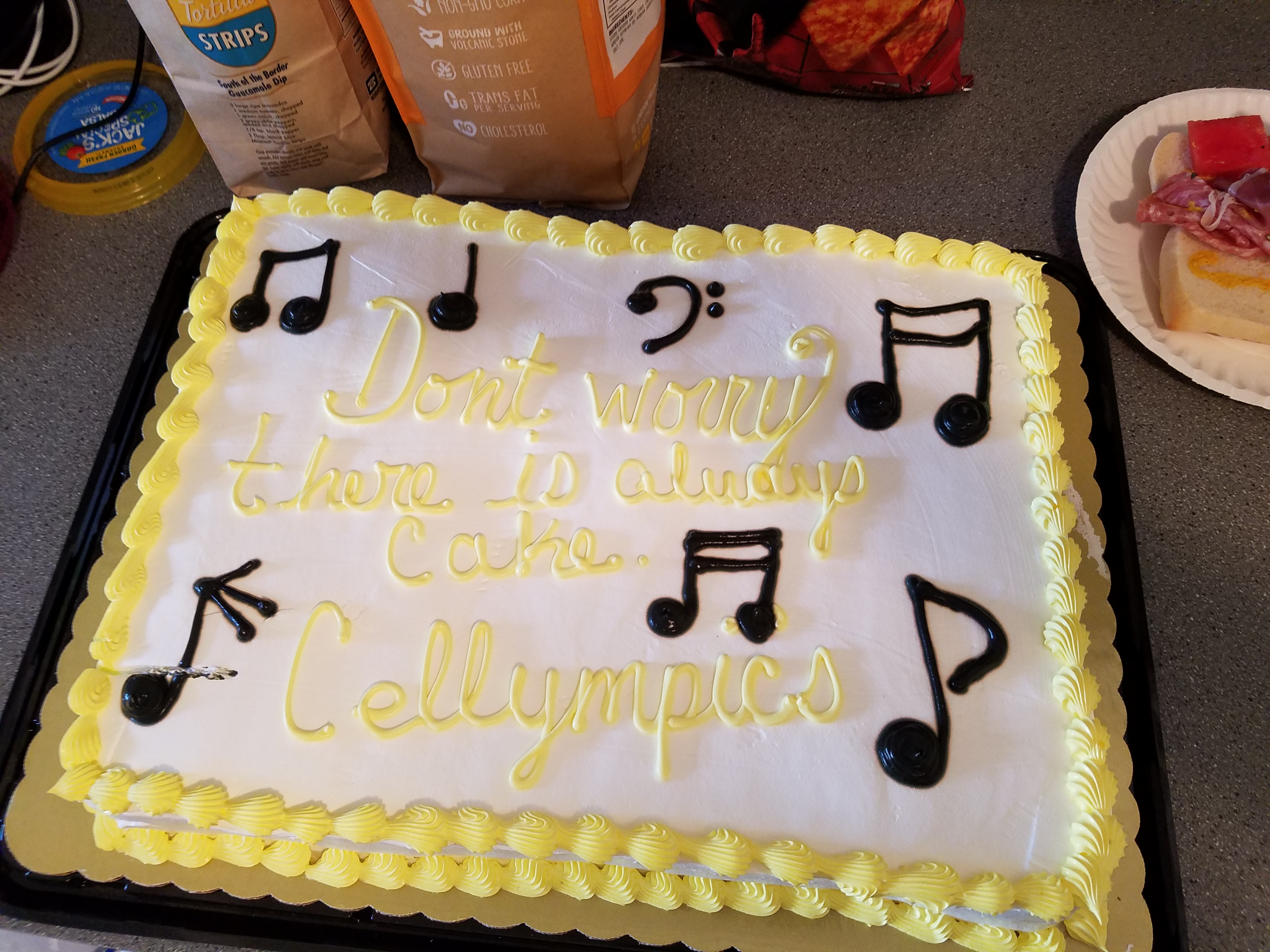 2019 Cellympics cake