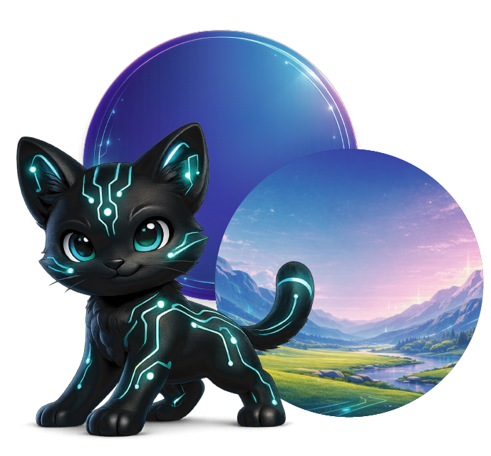 Pixel the Black Cat, Sponsorship Program mascot