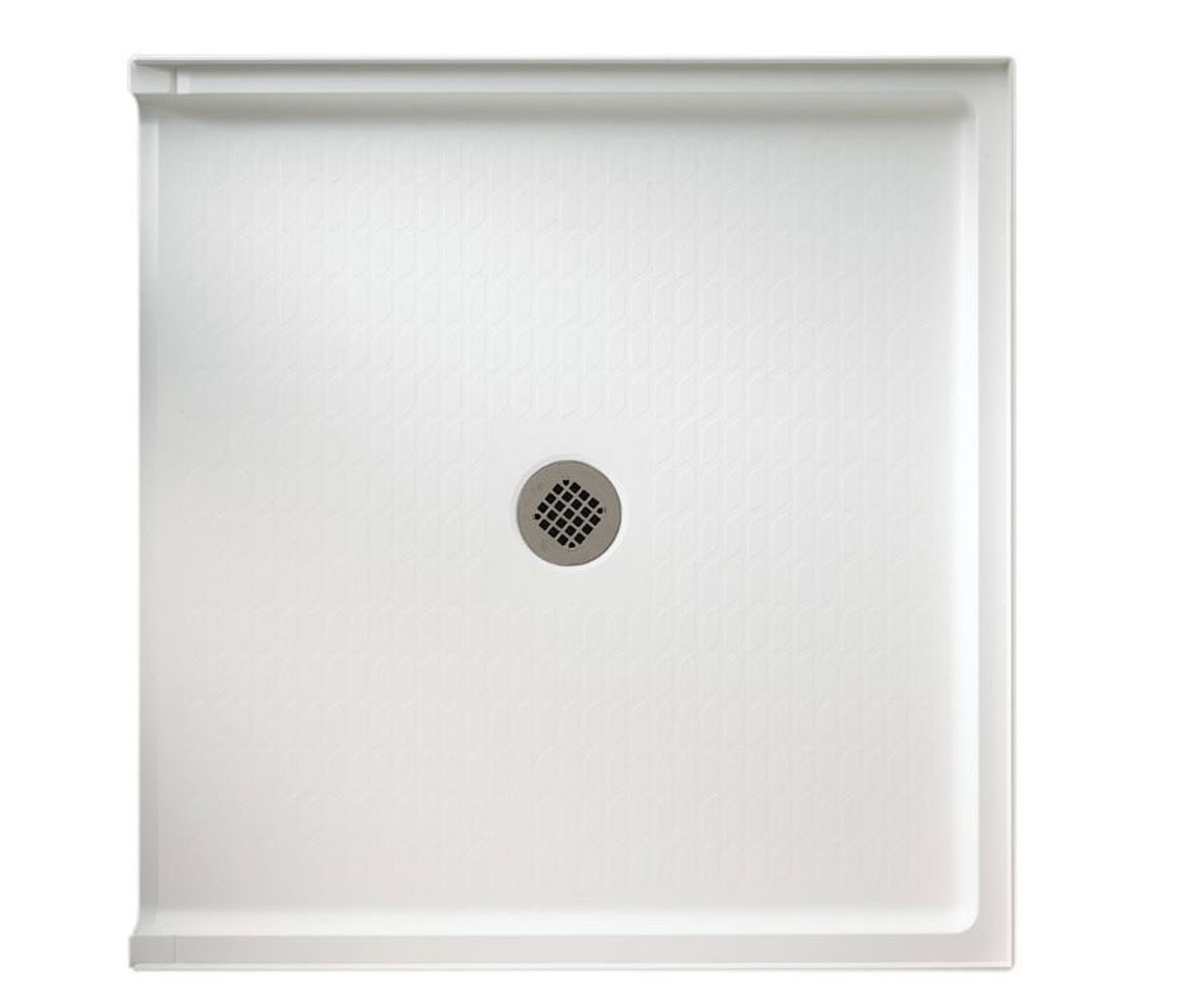 FF03738MD 37 x 38 Veritek™ Alcove Shower Pan with Center Drain in White