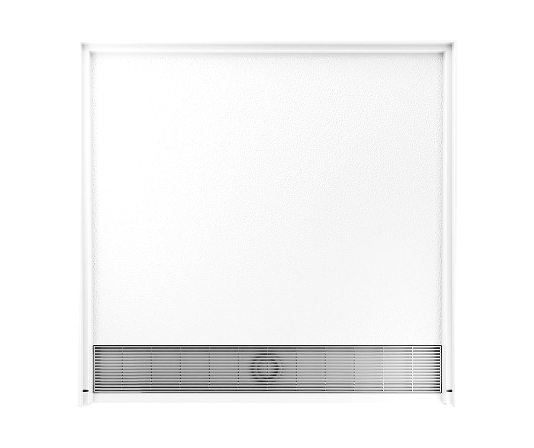FT03838 38 x 38 Veritek Alcove ADA Shower Pan with Front Center Drain in White