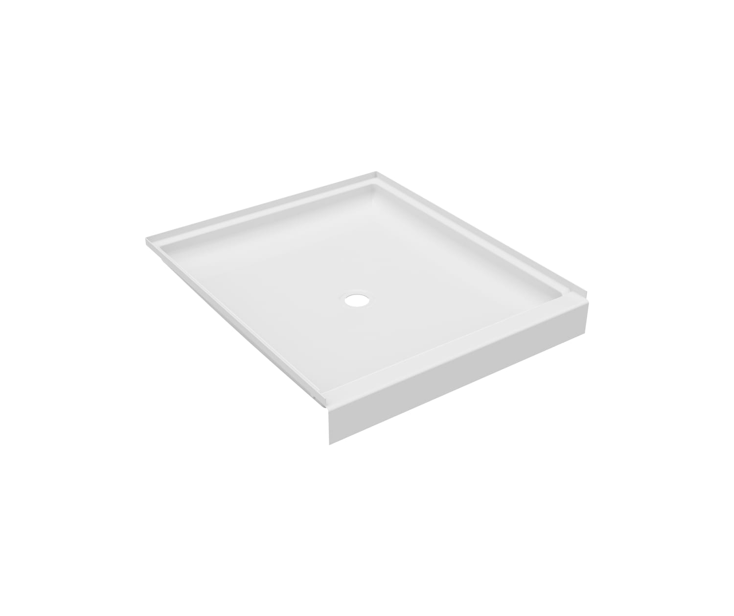 FF04236MD 42 x 36 Veritek™ Alcove Shower Pan with Center Drain in White
