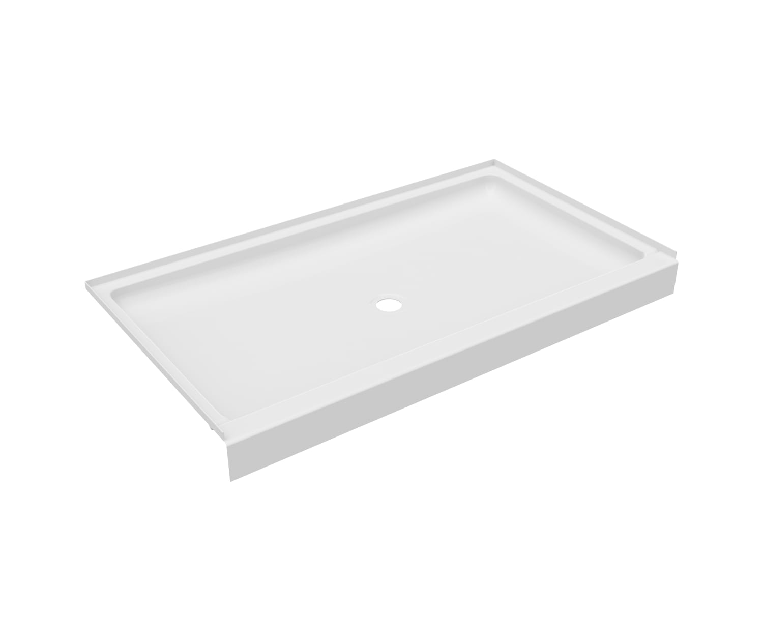 FF03460MD 34 x 60 Veritek™ Alcove Shower Pan with Center Drain in White