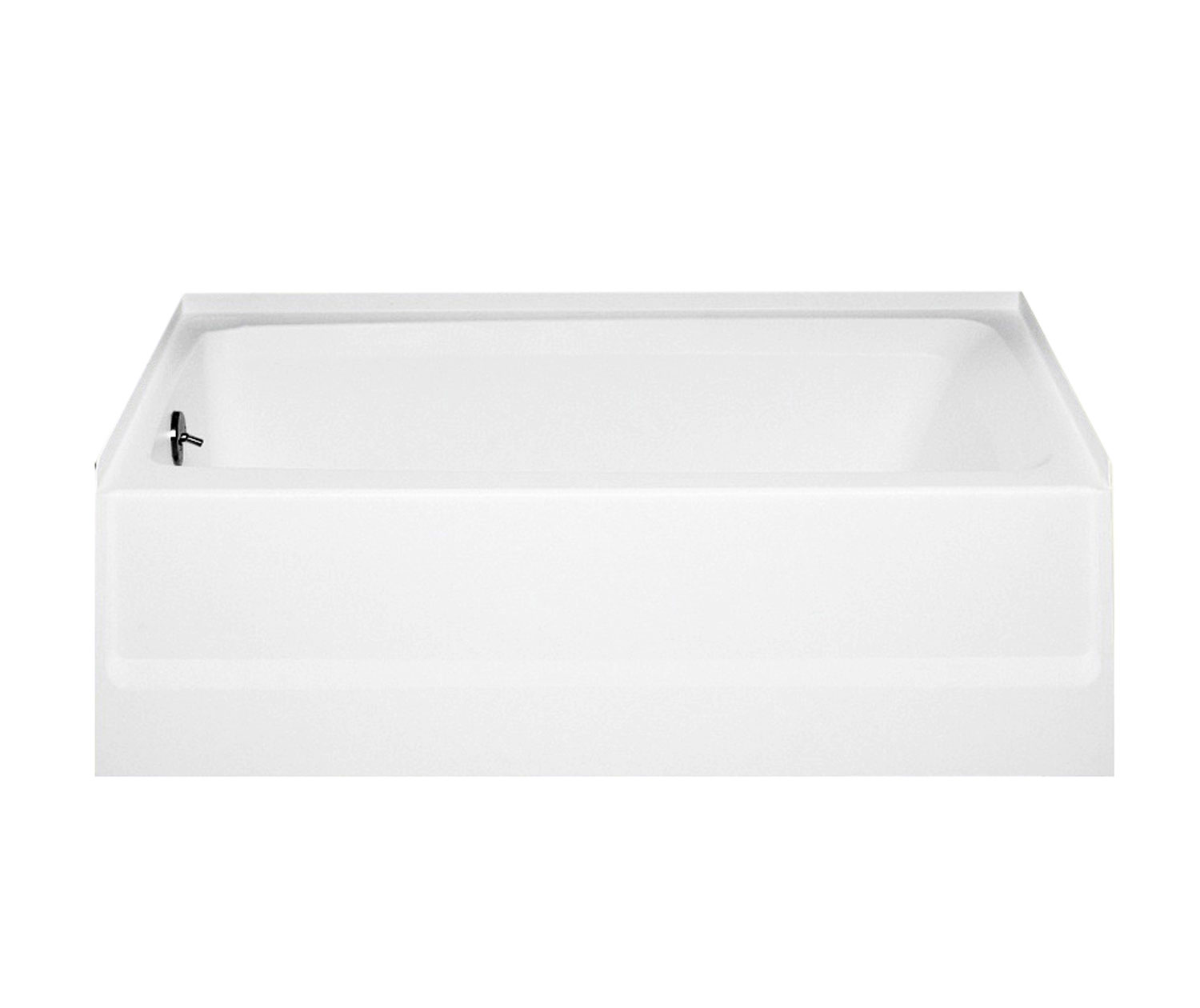 BT03060LD 30 x 60 Veritek Alcove Bathtub with Left Hand Drain in White