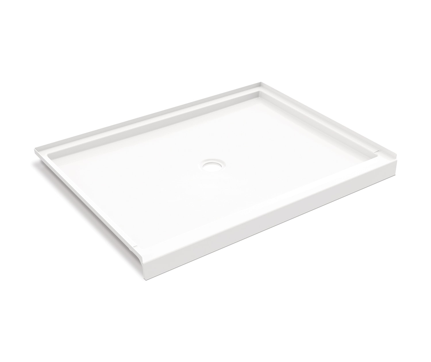 FF03850ND ANSI B Veritek Alcove Shower Base with Center Drain in White