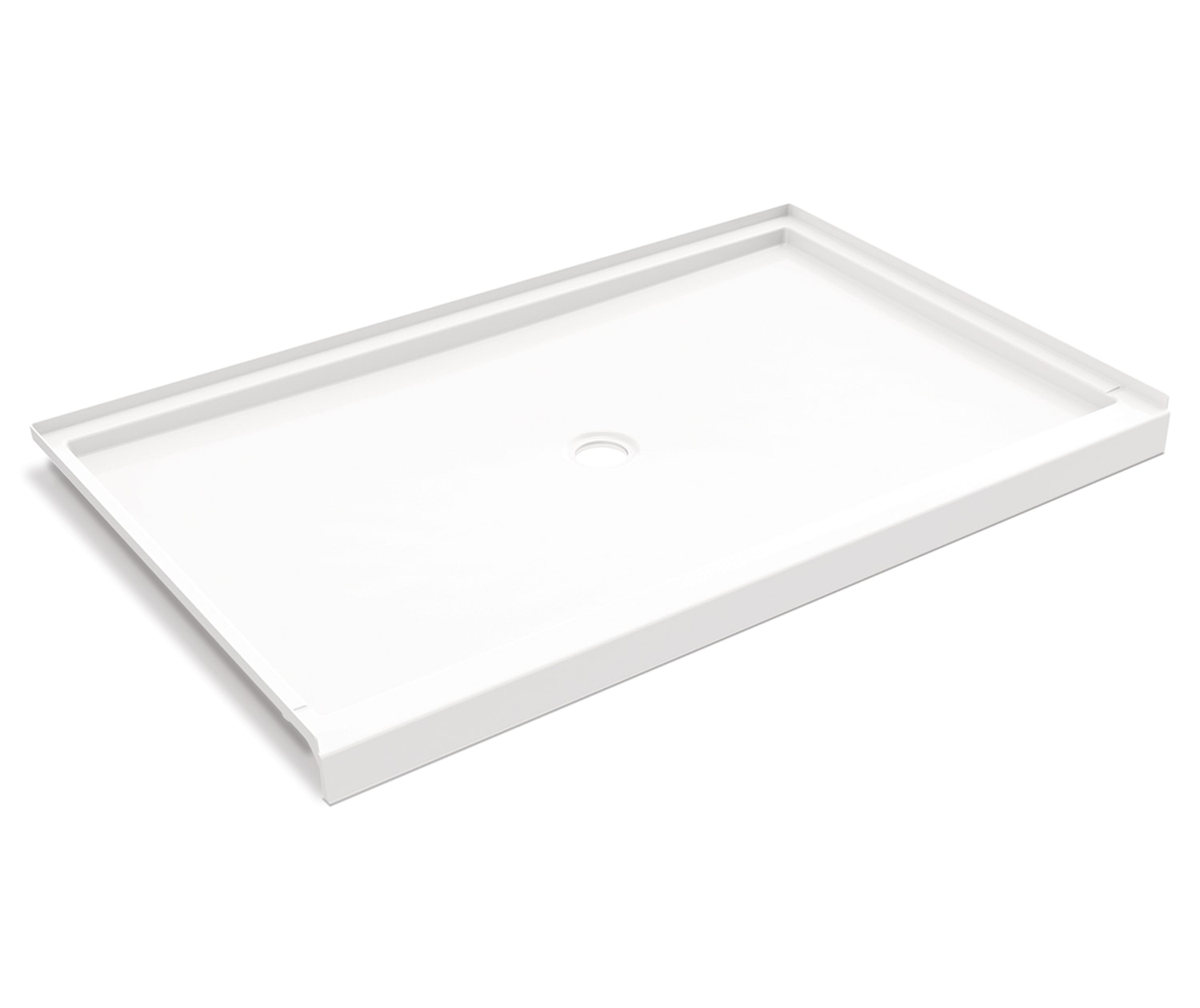 FF03860ND ANSI B Veritek Alcove Shower Base with Center Drain in White