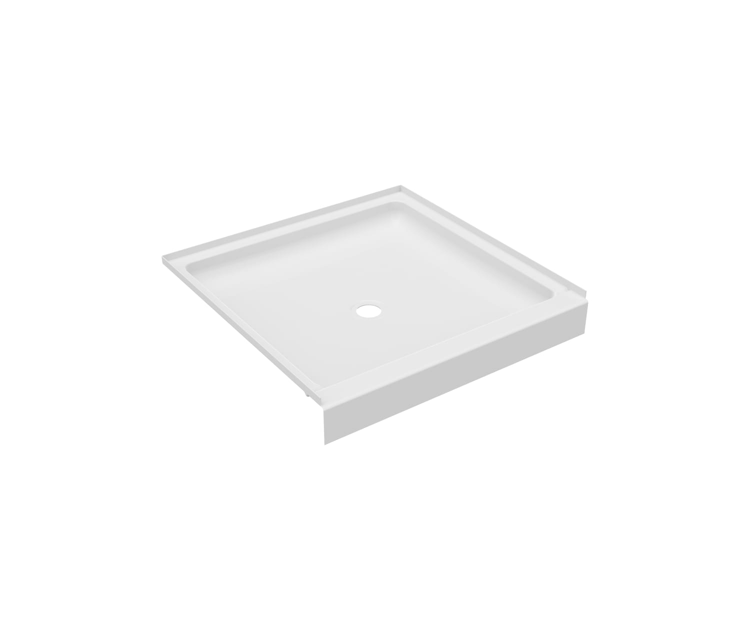 FF03636MD 36 x 36 Veritek™ Alcove Shower Pan with Center Drain in White
