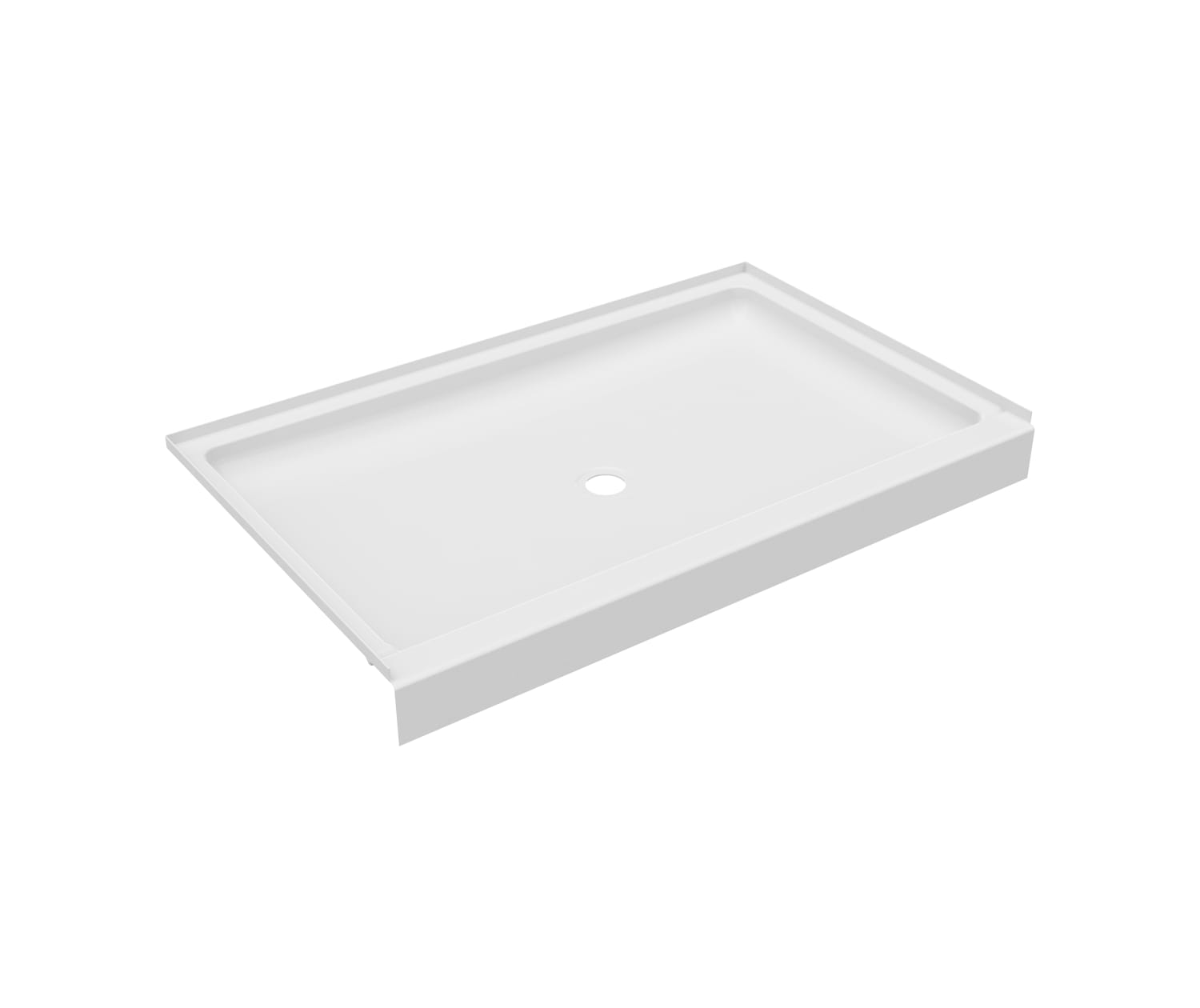 FF03454MD 34 x 54 Veritek™ Alcove Shower Pan with Center Drain in White