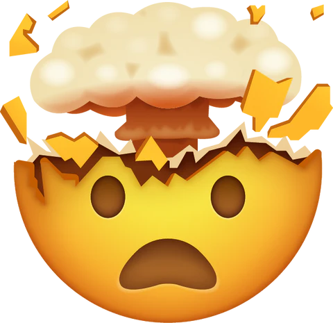 Mind blown emoji