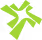 Green star shapes with irregular edges on a white background.