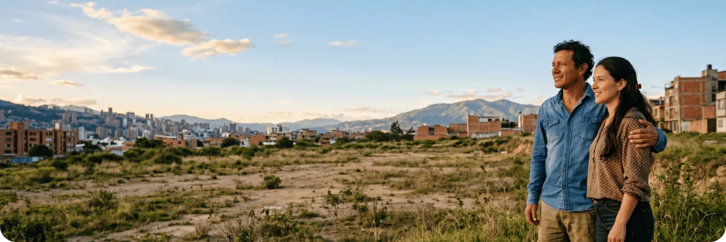 Terreno o lote en Colombia disponible para compra con crédito en línea