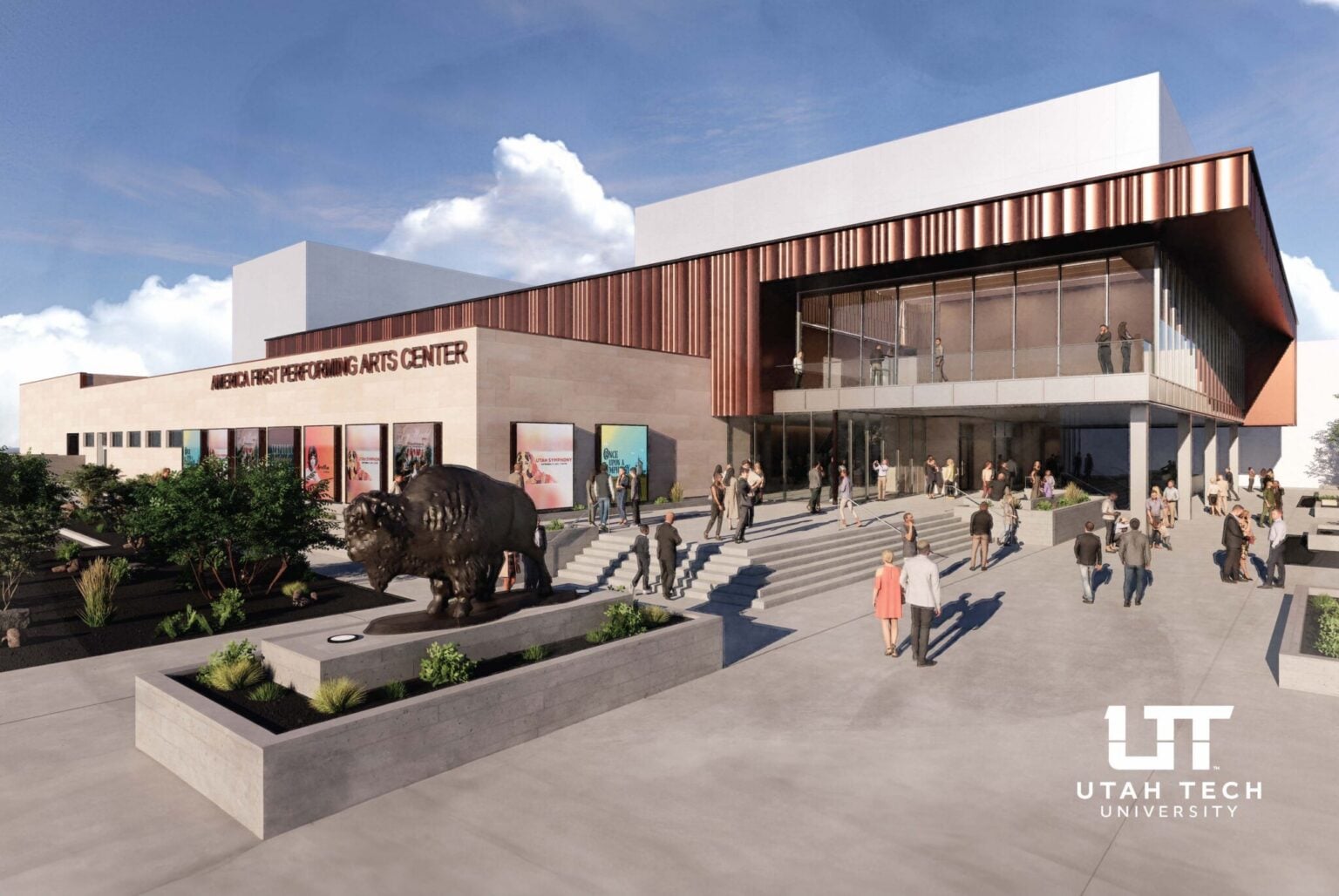The America First Performing Arts Center open house, the choir's new permanent home.