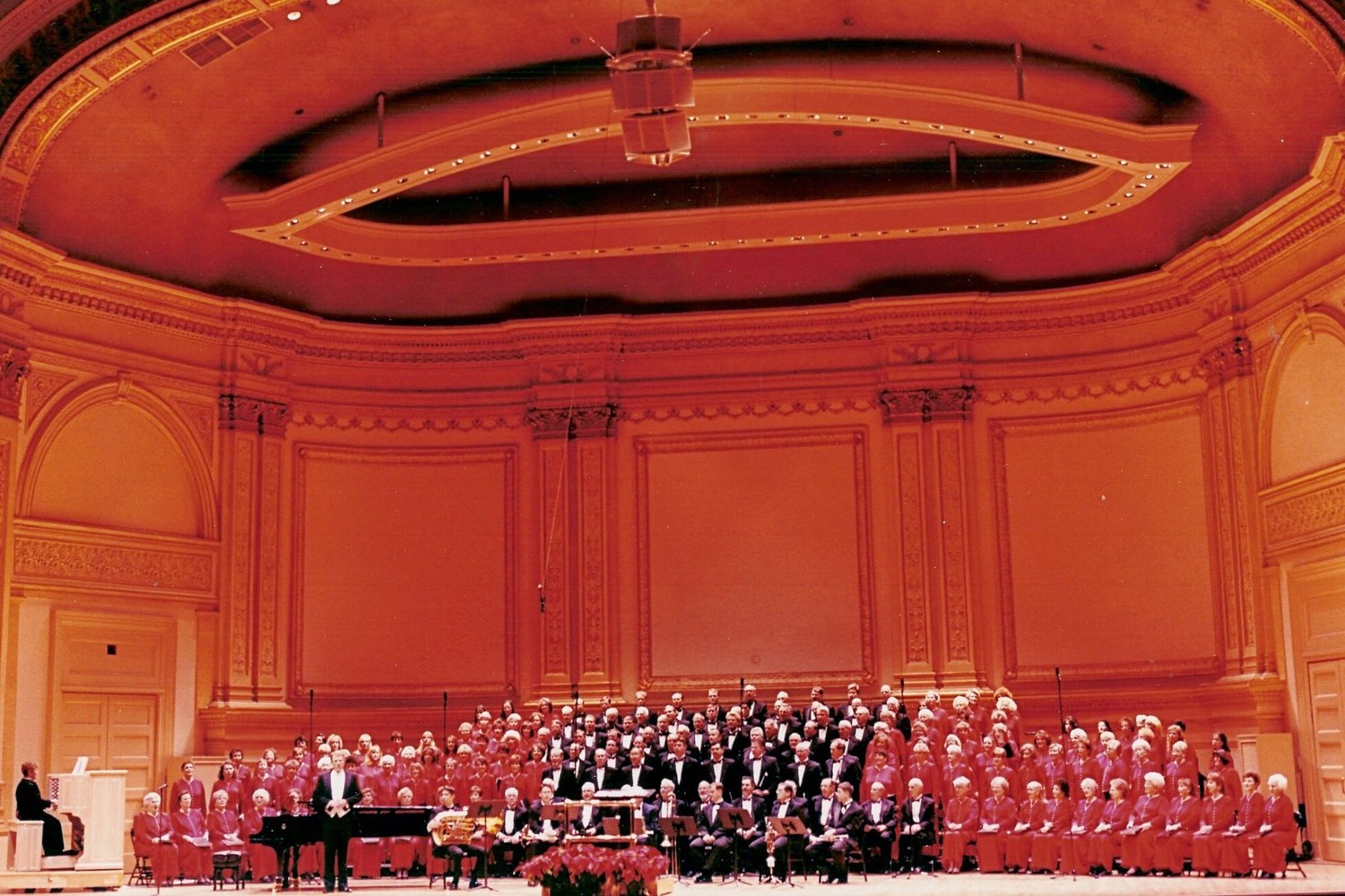 The Heritage Choir performing at Carnegie Hall in 1998.