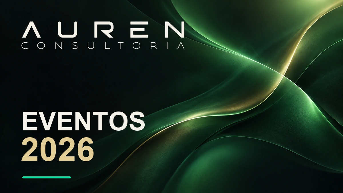 Arte da agenda de eventos Auren 2026