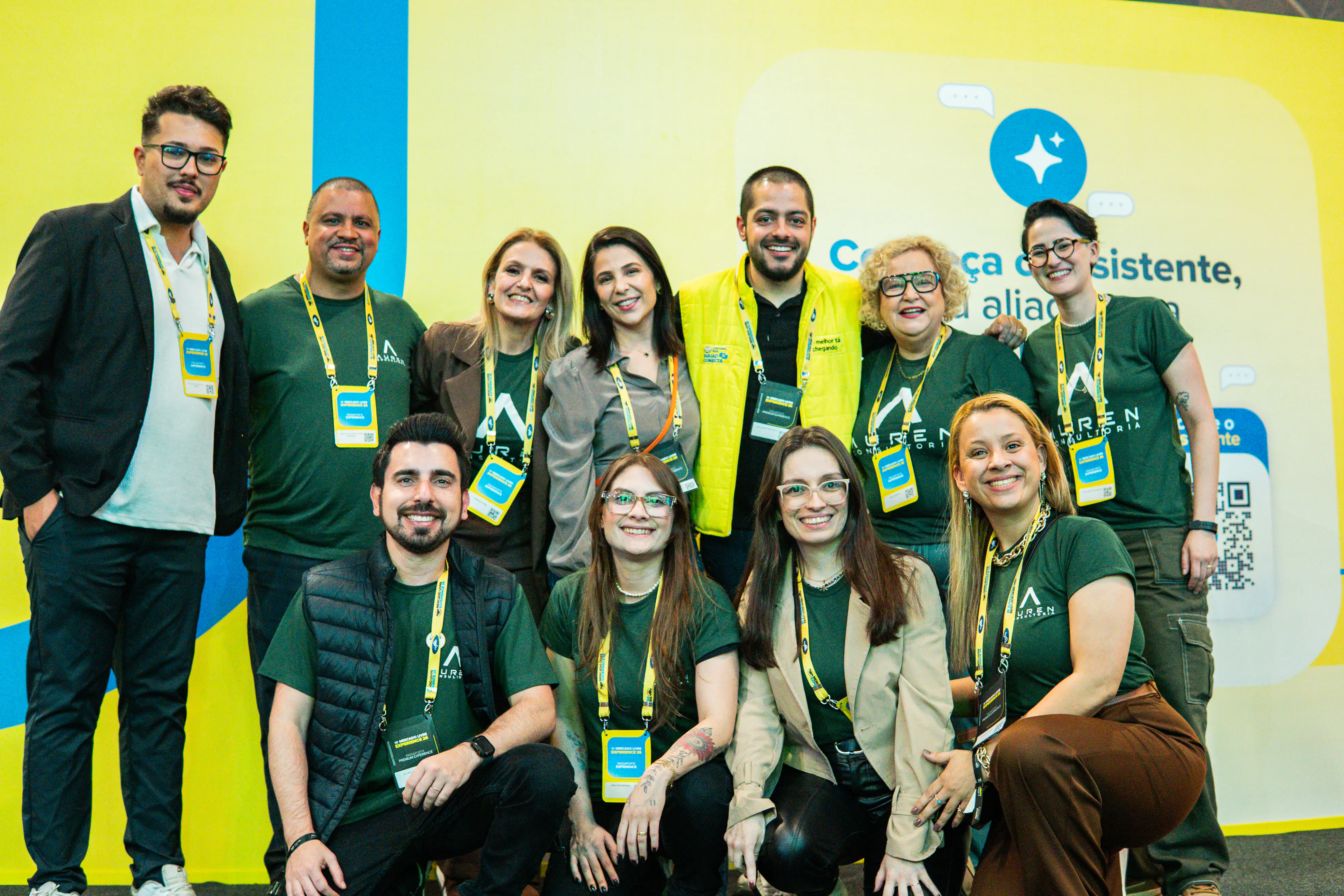 Equipe Auren em evento do Mercado Livre