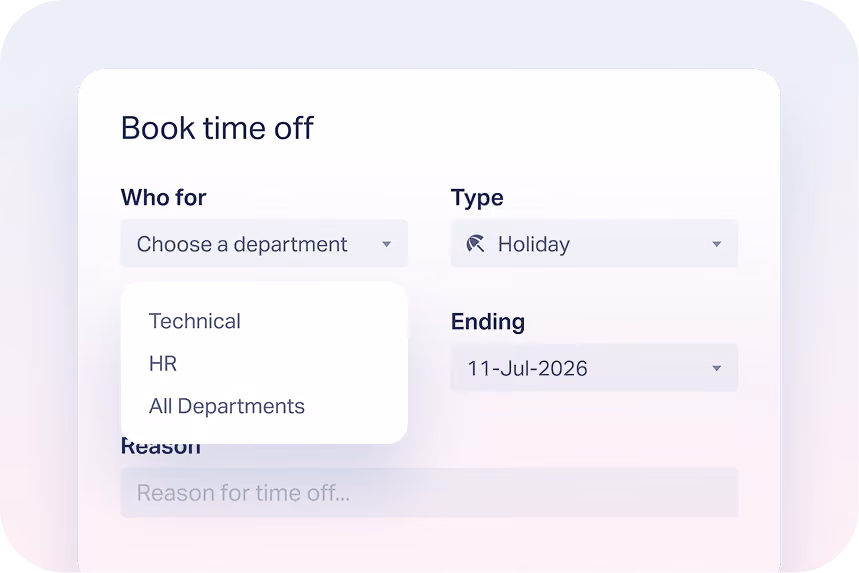 Manage group bookings