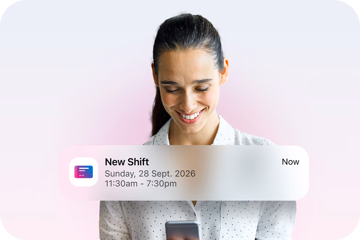 One rota, all in one place. Always up-to-date.
