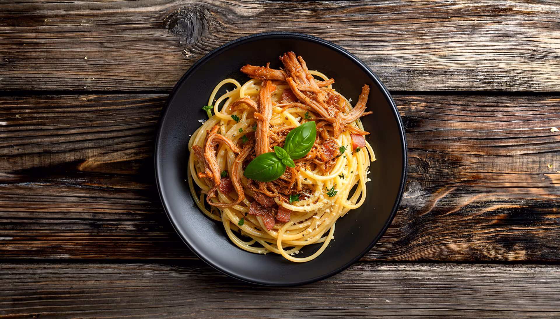 Pulled Pork Carbonara