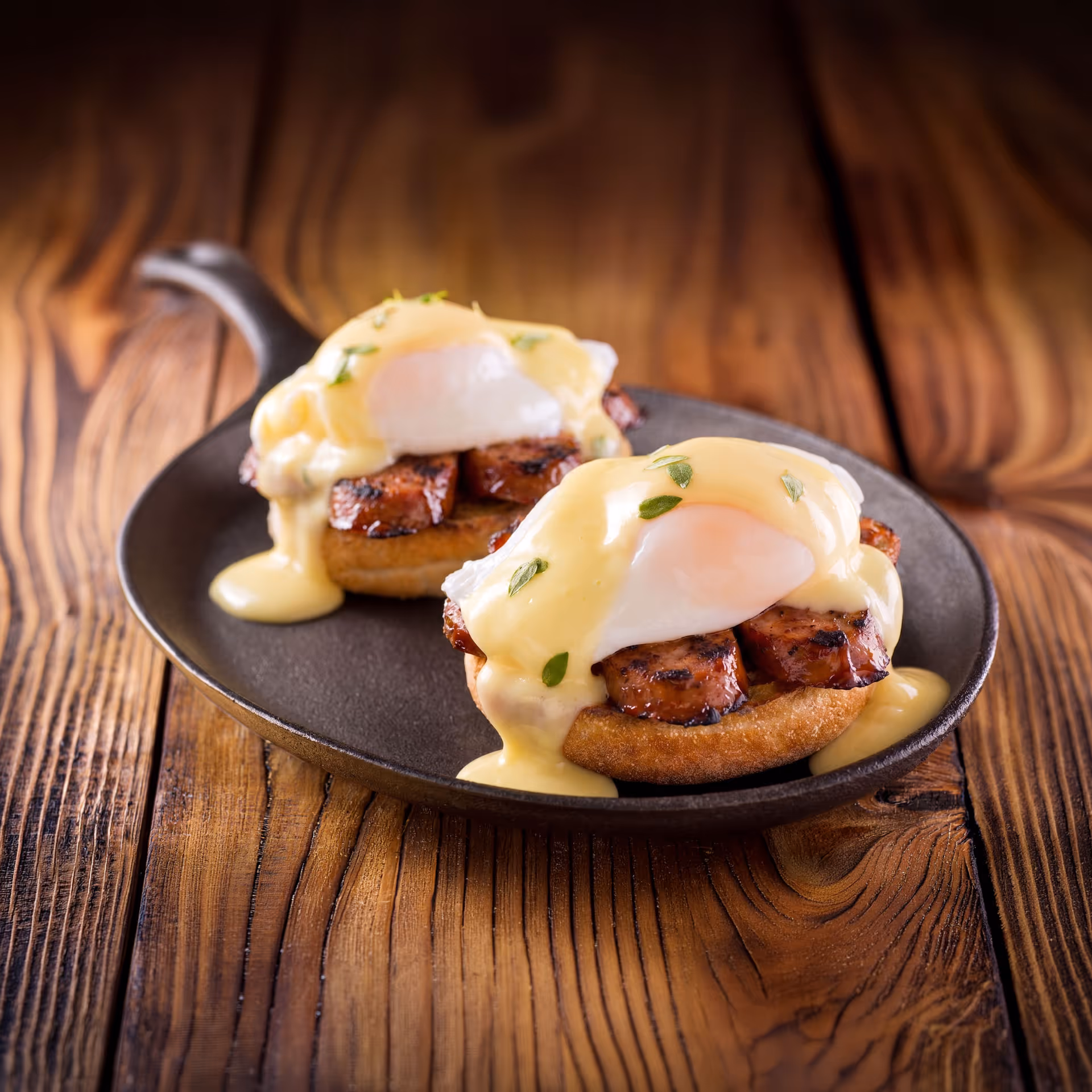 Cowboy Benedict eggs
