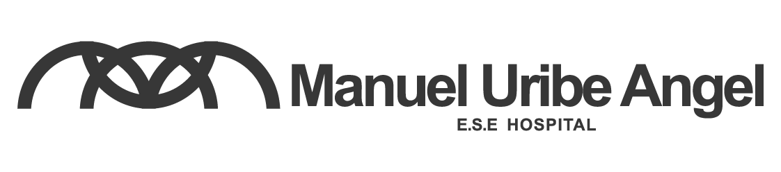 Logotipo del hospital Manuel Uribe Angel E.S.E.