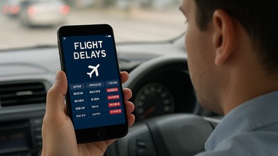 Flight Arrival Monitoring for early arrivals and delays