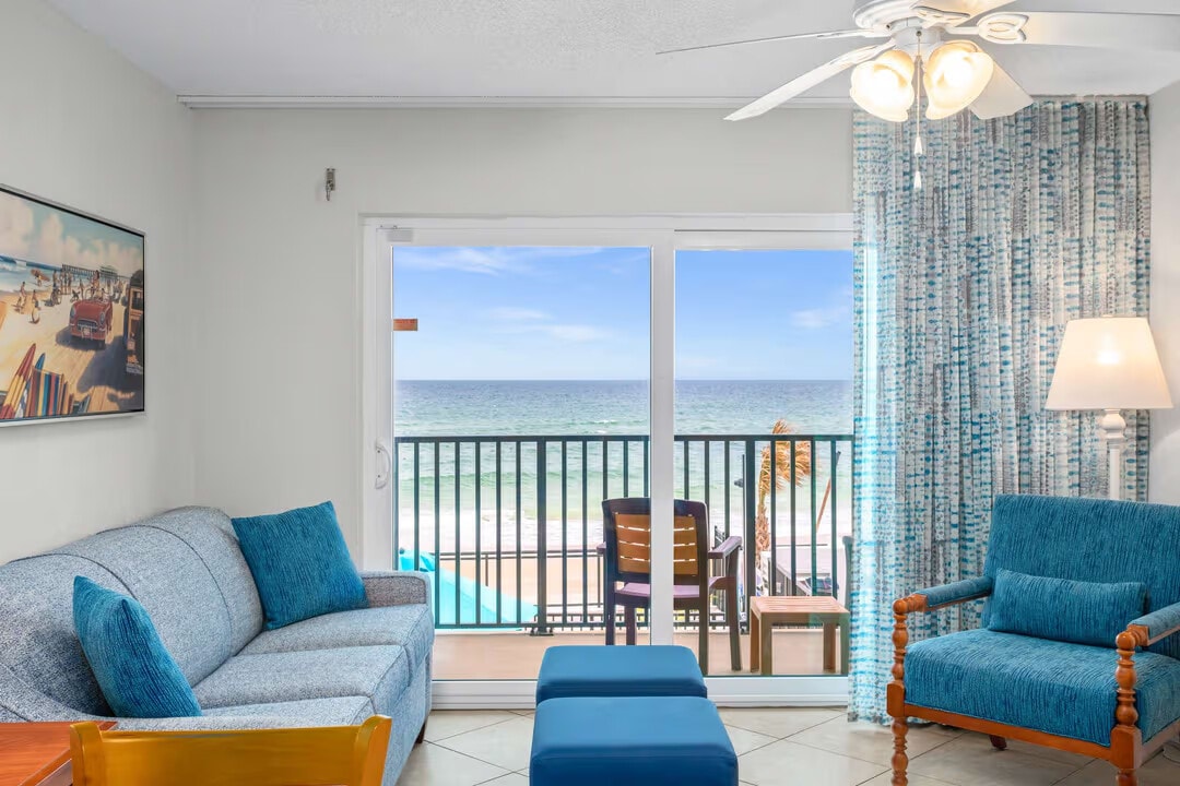 Cozy Oceanfront 1BR w/ Private Balcony at Tropic Sun Towers