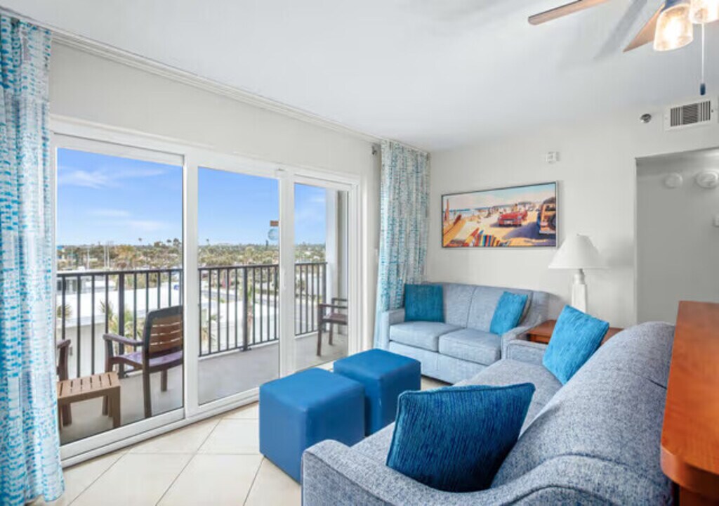 Oceanfront 1BR w/ Private Balcony at Tropic Sun Towers