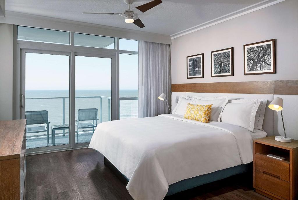 Romantic oceanview stay with sunset views
