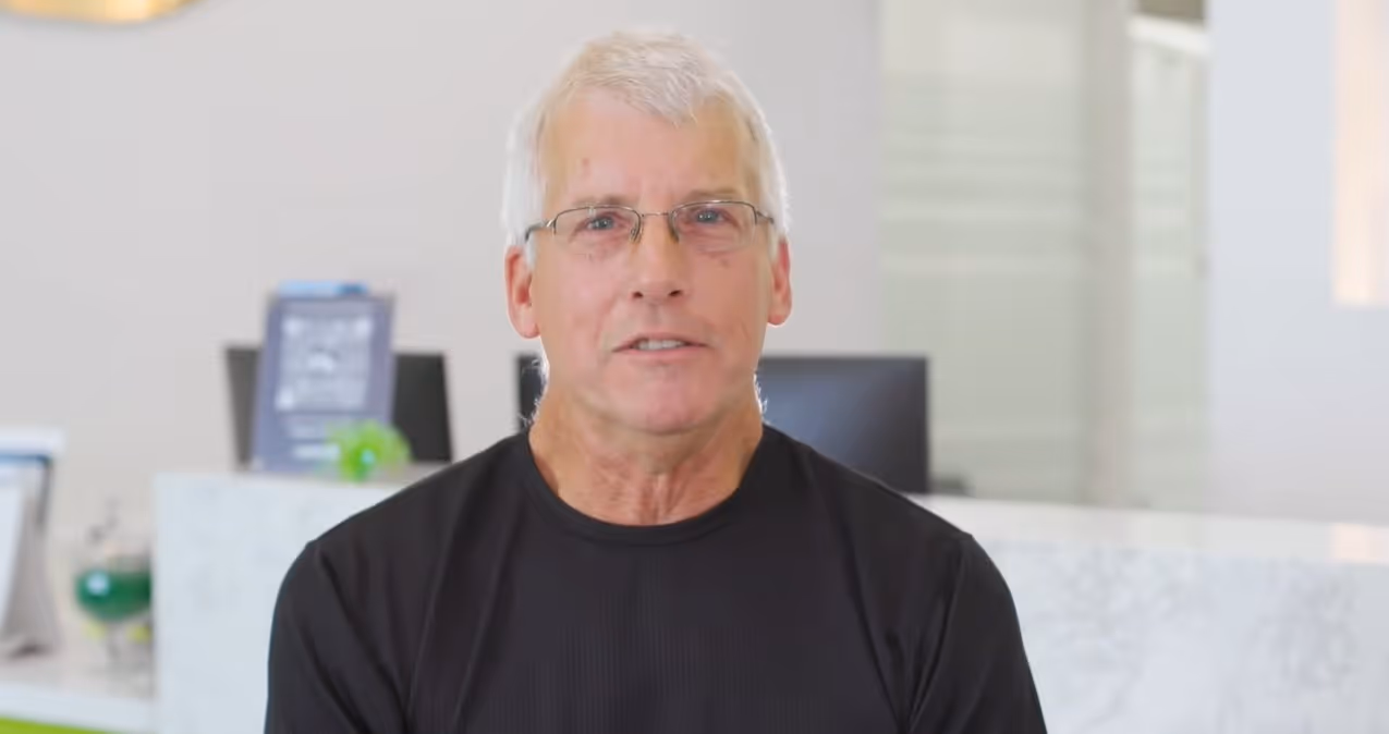 Patient Ron implant testimonial video thumbnail