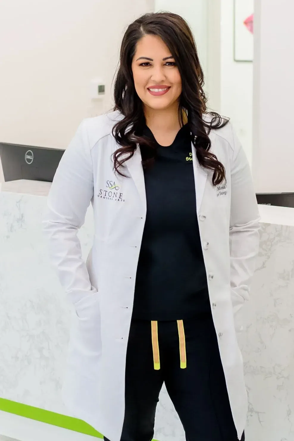 Dr. Mona Stone, DDS, board-certified oral and maxillofacial surgeon at Stone Dental Implant Center