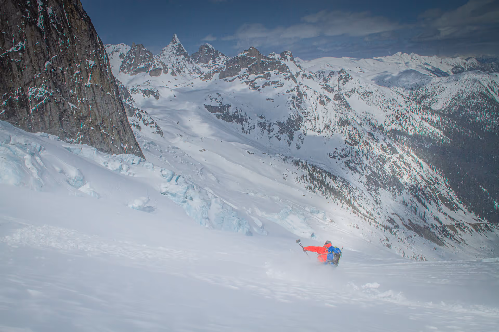 bugaboos, splitboarding, basecamp