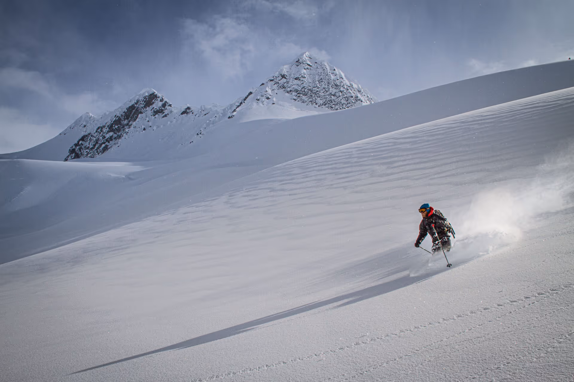 Ski touring rogers pass asulkan glacier