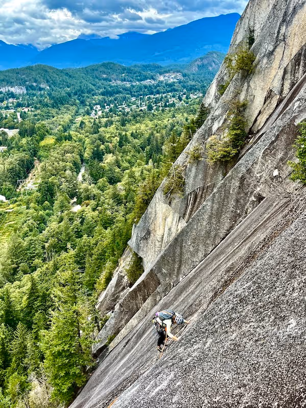 rock climbing