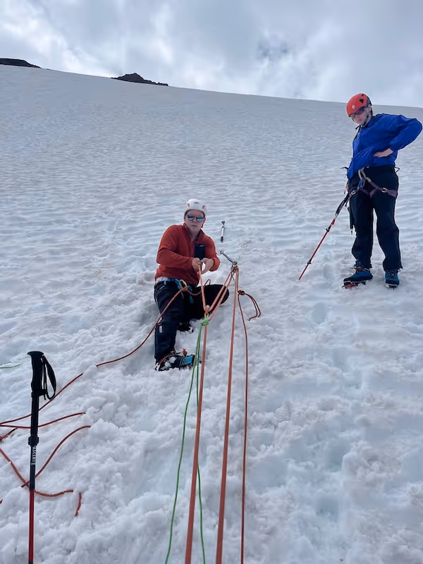 crevasse rescue course, mountaineering