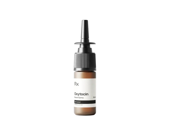 Prescription oxytocin nasal spray for personalized wellness treatment