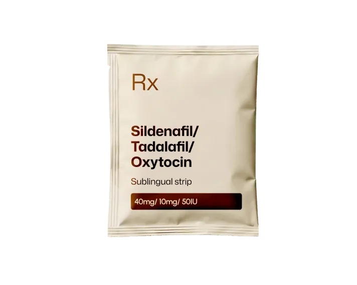 Packaged Sildenafil/ Tadalafil/ Oxytocin sublingual strips